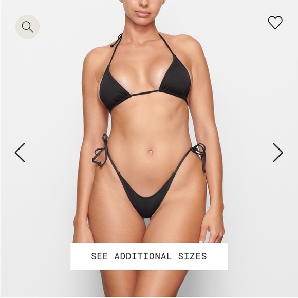 SKIMS SIGNATURE SWIM
DIPPED TIE BOTTOM - Picture 1 of 9